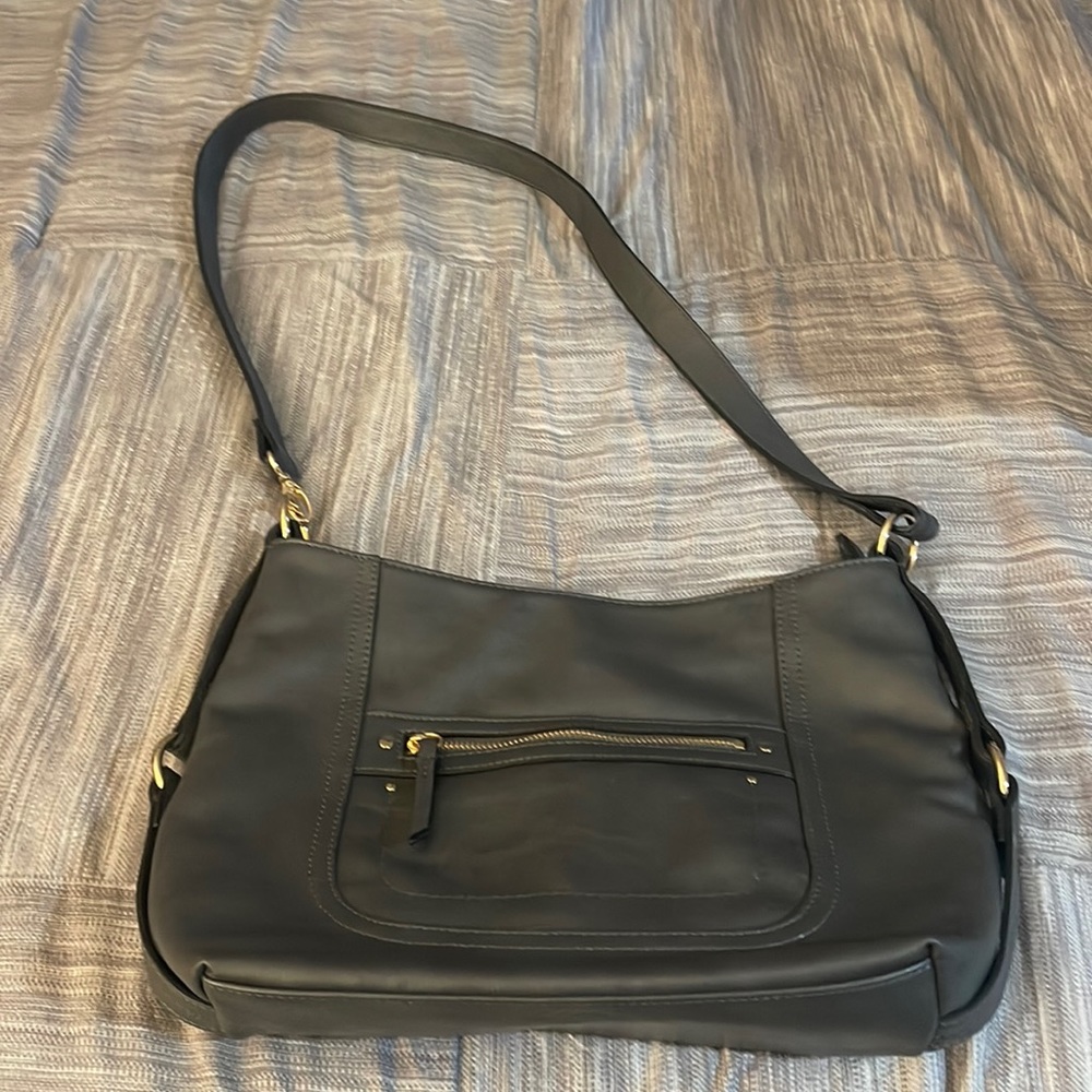 Gray hobo purse